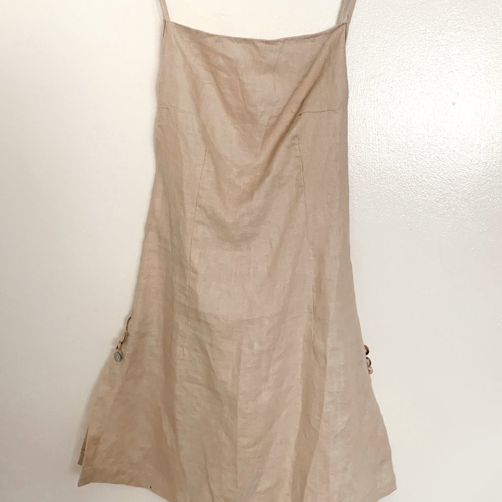 Lucía Handsewn Mini Dress in Cream